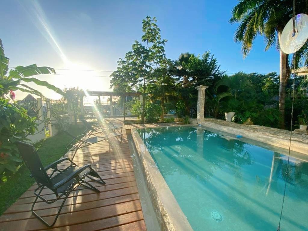 Camino Del Alma Apartments Bacalar Exterior foto
